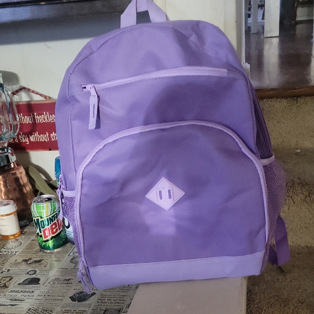 Source Unknown Purple Kids Backpack